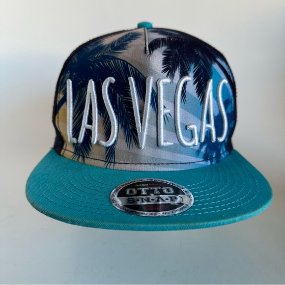 OTTO Other - Las Vegas OTTO Baseball Cap Multicolor Embroidered Logo Snapback Hat Palms Print